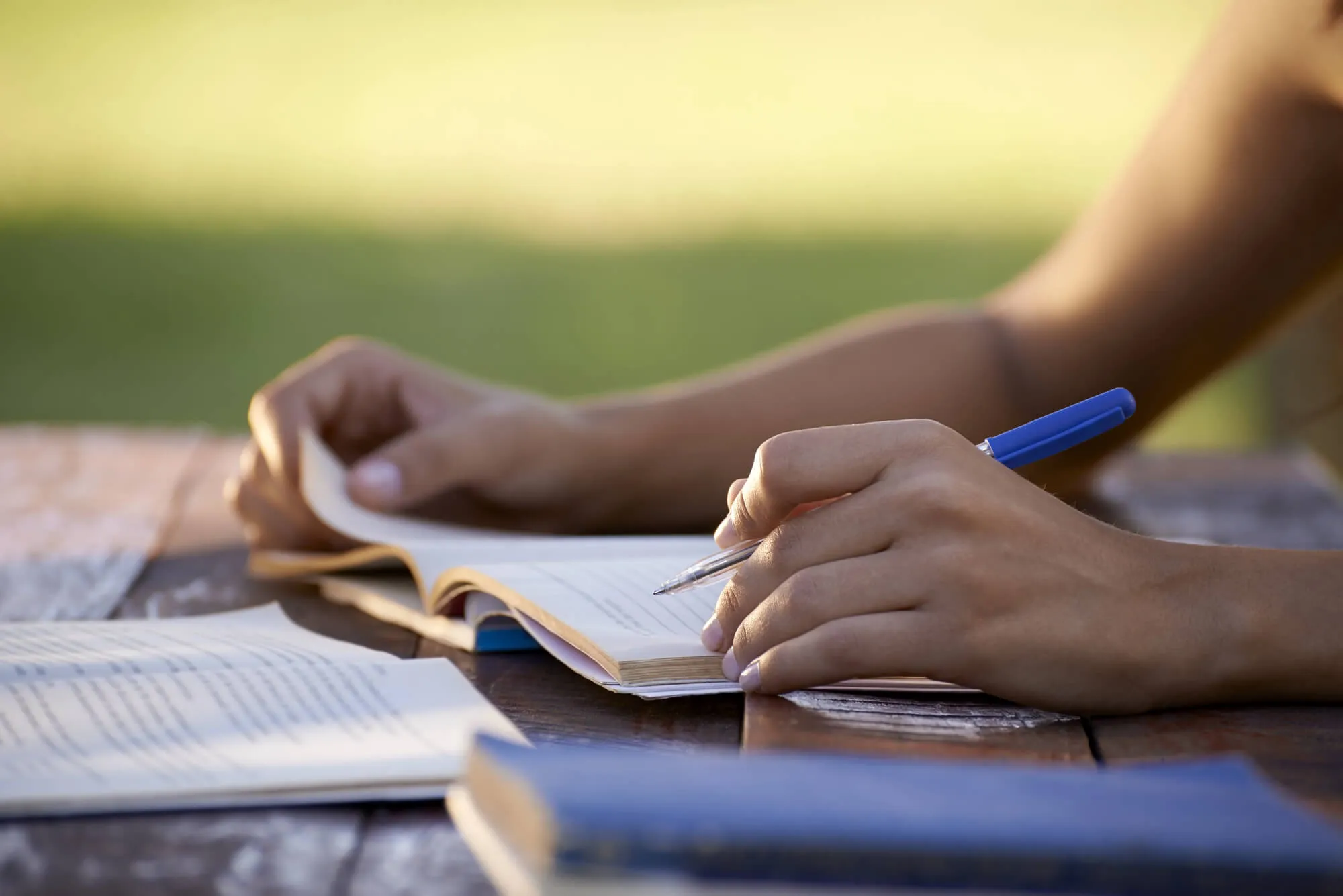 student reading after Title IX sexual assault training